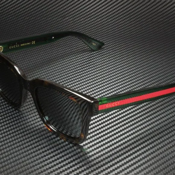 Gucci Green Grey 52mm Sunglasses