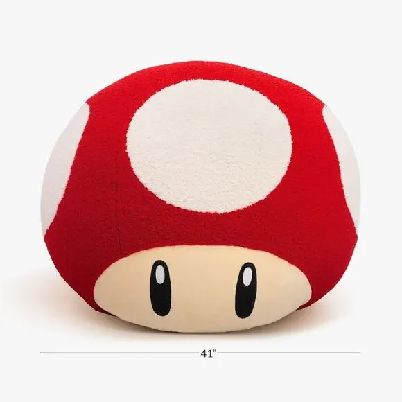 Pottery Barn Large Super Mario Mushroom Bean Bag Chair Slipcover Nintendo NEW