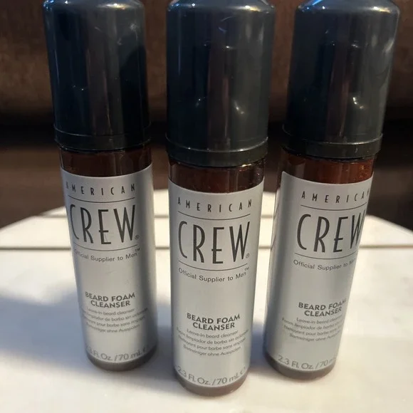 American Crew Beard Foam‎ Cleanser, 2.3oz (3PACK)