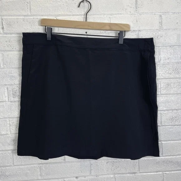 Rip Skirt Black Wrap Skirt Womens Size XXL Pockets Cover Up Beach Resort