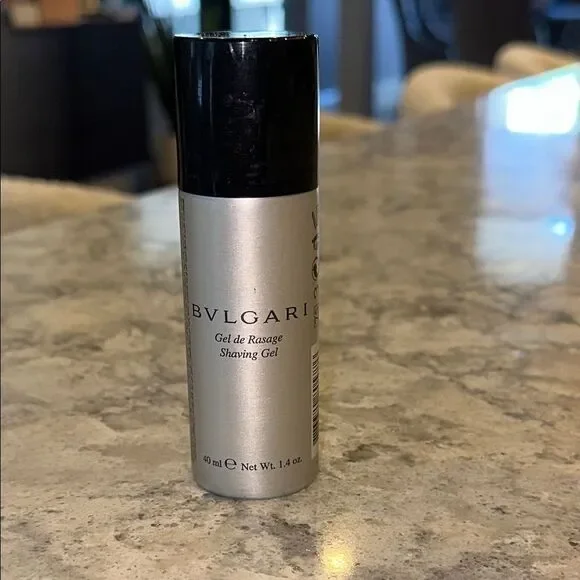 🖤 BVLGARI Gel de Rasage – Shaving Gel Travel Size 40ml / 1.4 oz