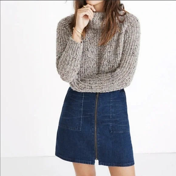 Madewell Denim Utility Skirt