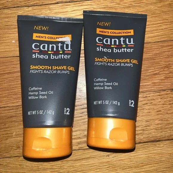 2X Cantu, Men's Collection, Shea Butter Smooth Shave Gel,‎ 5 oz