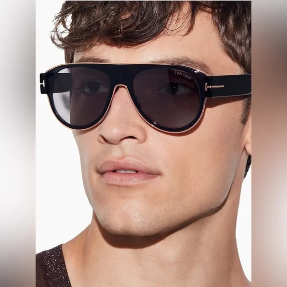 NEW!!! Tom Ford Lyle-02 TF1074 01C unisex sunglasses Authentic Retail 580$