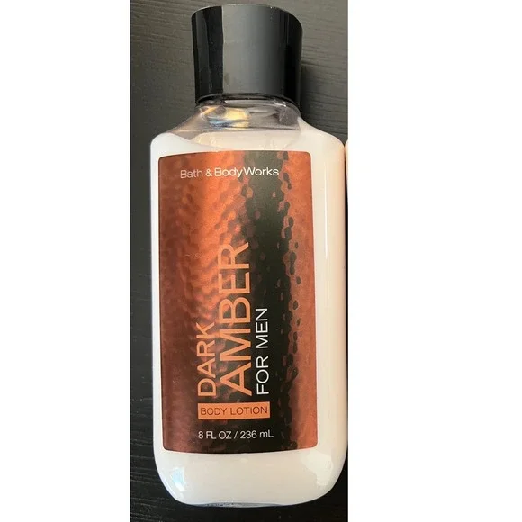 Bath &‎ Body Works DARK AMBER Original Body Lotion 8 oz RETIRED