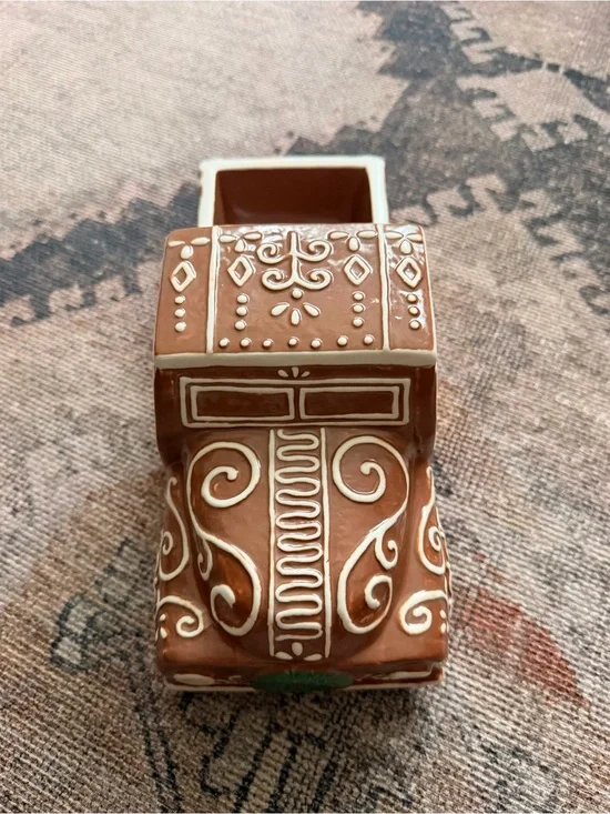 NEW Pottery Barn Brown Gingerbread Truck Holiday Decor