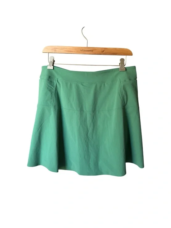 Peter Millar Teal-Green Flared Mini Skirt