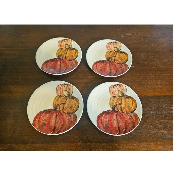 Pottery Barn Appetizer Plates 6.5