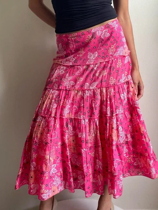 Harold’s Paisley Floral Maxi Skirt