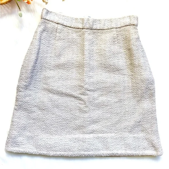 Carven gray skirt tweed