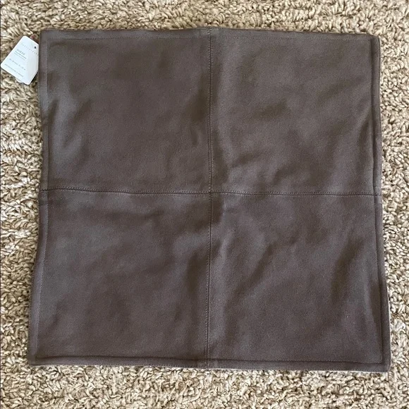 Pottery Barn Piece Suede Pillow Cover