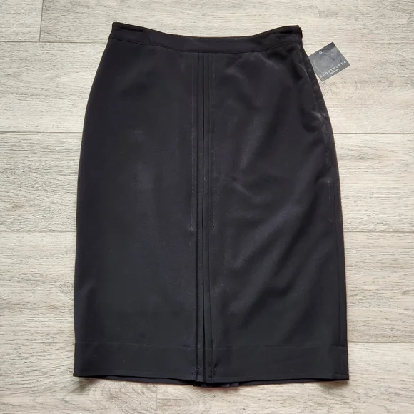 Apostrophe Black Pencil Skirt Womens 4 Classix Business Casual