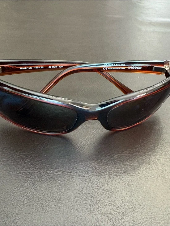Maui Jim Brown MJ 189-26 62-20-129 LAGOON Sunglasses - Dark Lenses