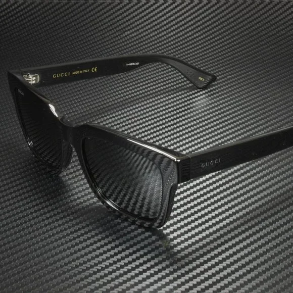 Gucci Men's Black Smoked Fashion Sunglasses