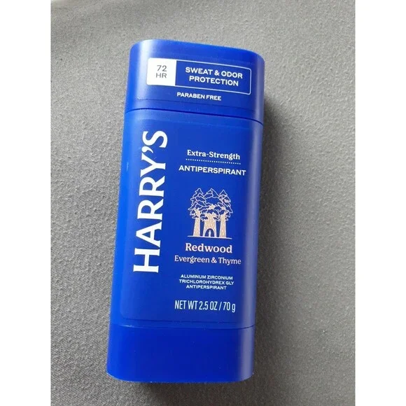 Harry's Extra-Strength Antiperspirant Redwood Evergreen & Thyme 2.5 Oz New