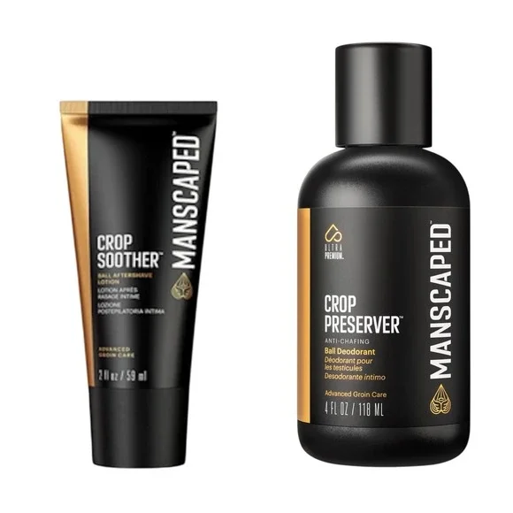 Manscaped BUNDLE Crop Preserver & Crop Soother -NEW