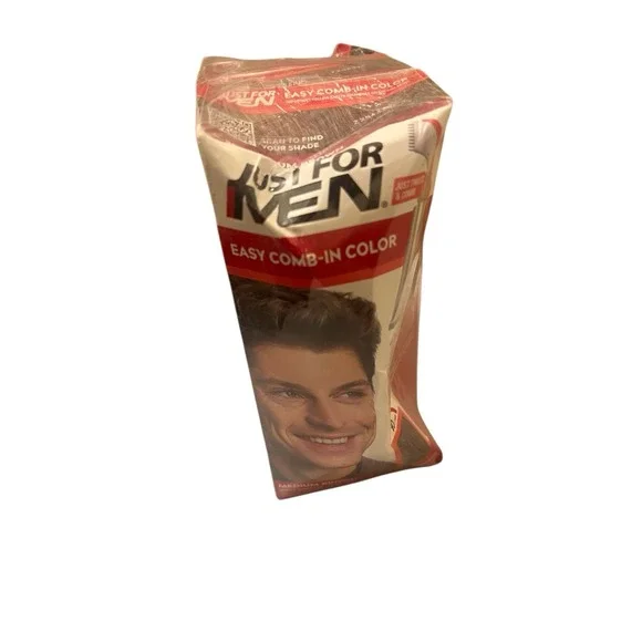 3 Boxes Of Just For Men Hair Color Easy Comb‎ In Medium Brown