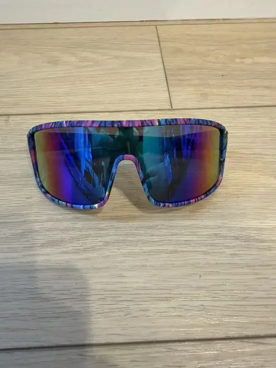Piranha Eyewear Berkley Shield Sports Tie-Dye Multicolor with Mirror Lens 62191