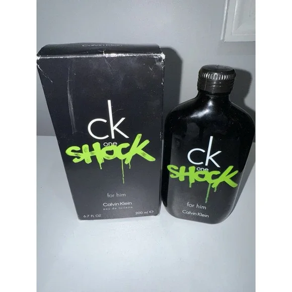 Ck One Shock for Him by Calvin Klein 6.7 oz EDT Cologne‎ for Men New In Box Y