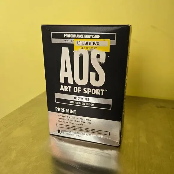 Art of sport body wipes. Pure mint
