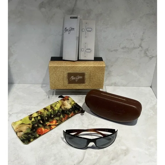 Maui Jim Twin Falls MJ 417-26B Rootbeer Brown 63-18-128 (FRAMES ONLY)