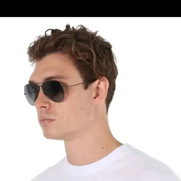 Ray Ban Aviator Gradient Grey Unisex Sunglasses RB3025 004/71 58 RB3025 004/71
