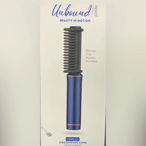 Cordless Straightening Comb - Blue