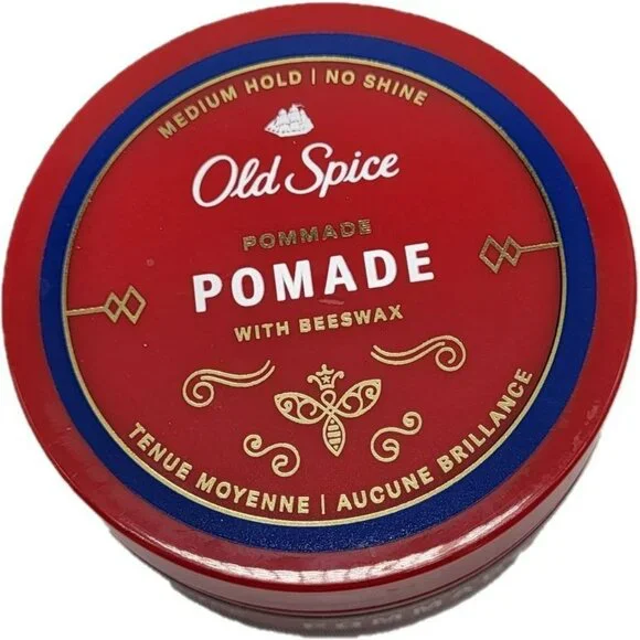 Old Spice Classic Pomade Medium Hold Low Shine 2.22 Oz Men's Hair Styling