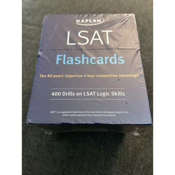 Kaplan LSAT Flashcards NEW In Box