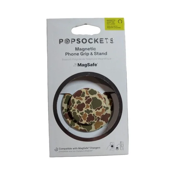 39-O PopSockets PopGrip Magnetic Phone Grip & Stand MagSafe - Bruce Camo