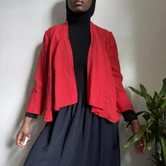 Vintage Red lightweight‎ cardigan size 2