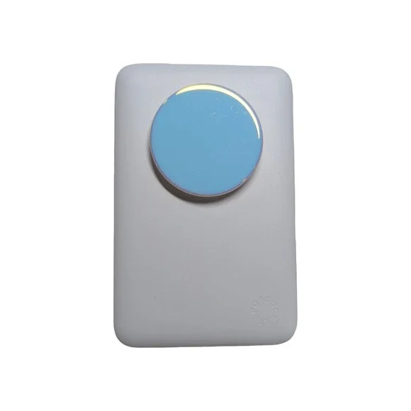 Gg4-R PopSockets PowerPack 5000mAh MagSafe & Grip White Iridescent Referb Tested