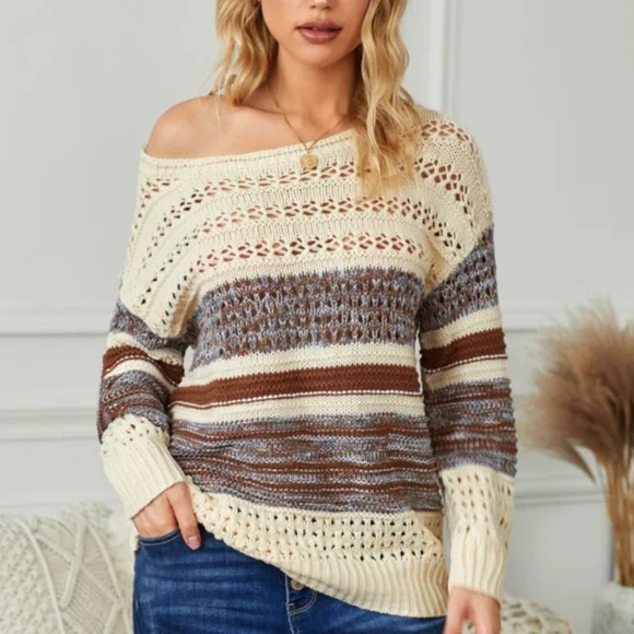 NWOT Loose Round Neck Sweater (226918)