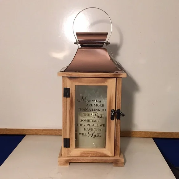 Large Flameless Memory Lantern