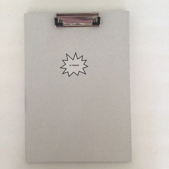 ILUME POLKA DOT CLIPBOARD PADFOLIO NWT