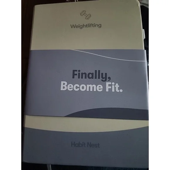 The Weightlifting Transformation Gym Journal by Habit Nest. Hardcover BRAND NEW