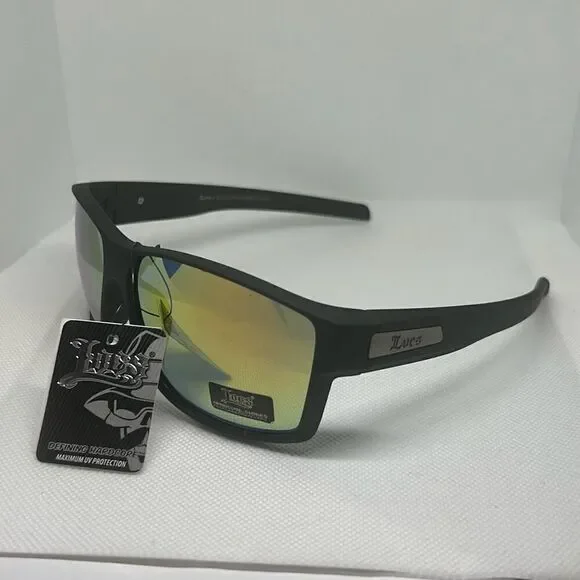 Locs Mens Mirrored Hardcore Sunglasses