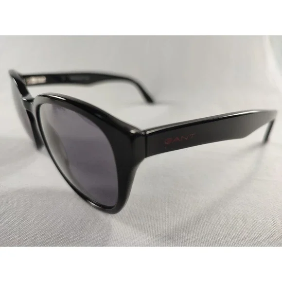 Gant Rugger Borea BLK-3 Black Sunglasses 52-21-145‎ Round P3 Acetate