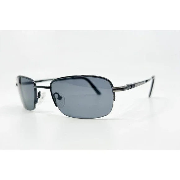 Van Heusen Sunglasses Mens Gunmetal Grey Rectangle H125 52-21-145