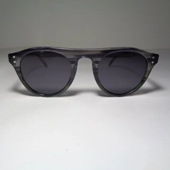 Calvin Klein CK20701S Smoke Green Gradient Horn New Men's Sunglasses