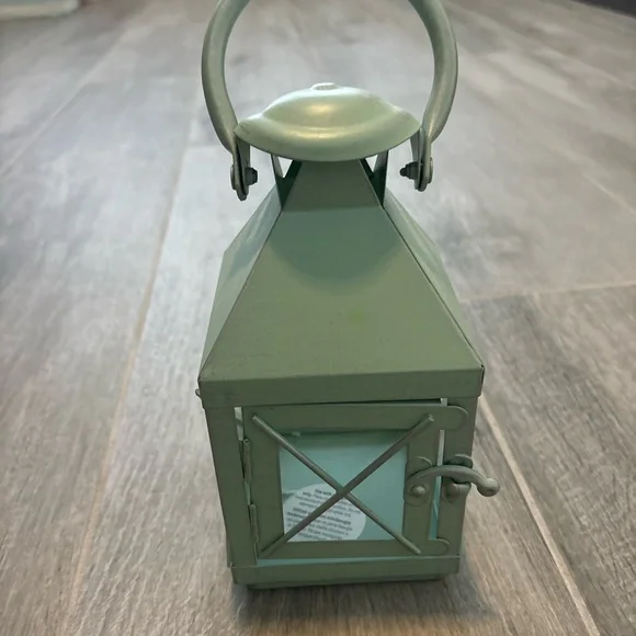 Green Metal Lantern
