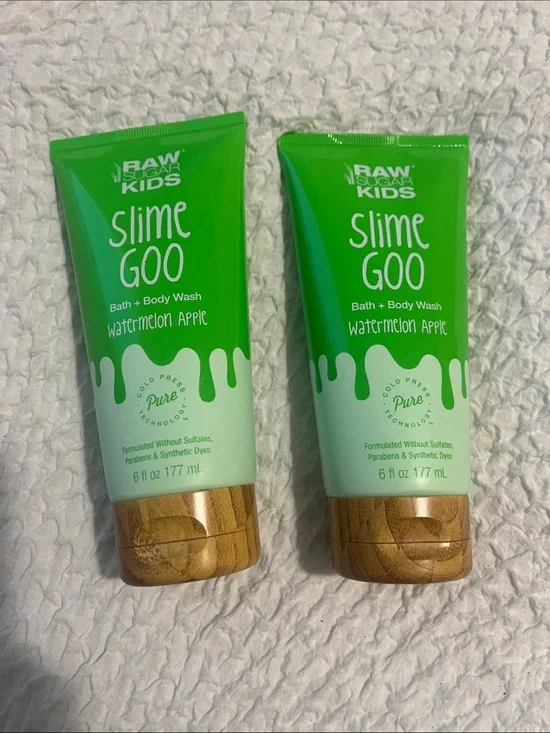 NWT Raw Sugar Kids Slime Goo Body Wash