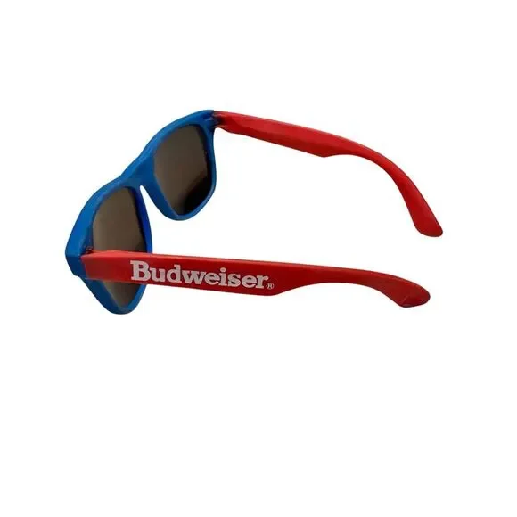 Vintage Budweiser Beer Orlando Magic Sunglasses Bud Summer Shades‎ Blue Black