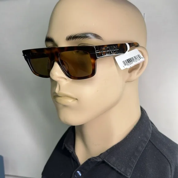 New Authentic FENDI FE40091U 5453E MAN SUNGLASSES