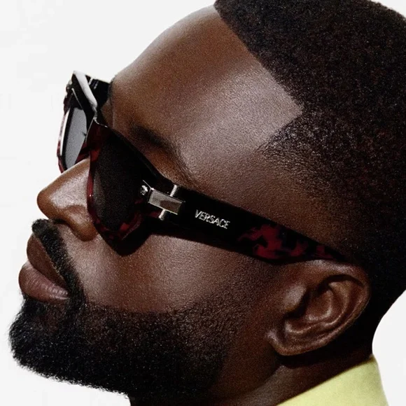 NEW VE4464 GB1/87 VERSACE BLACK MOD 4464 GB1/87 UNISEX SUNGLASSES VE4464