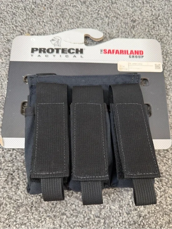 ProTech Tactical Triple Magazine Pouch – Black