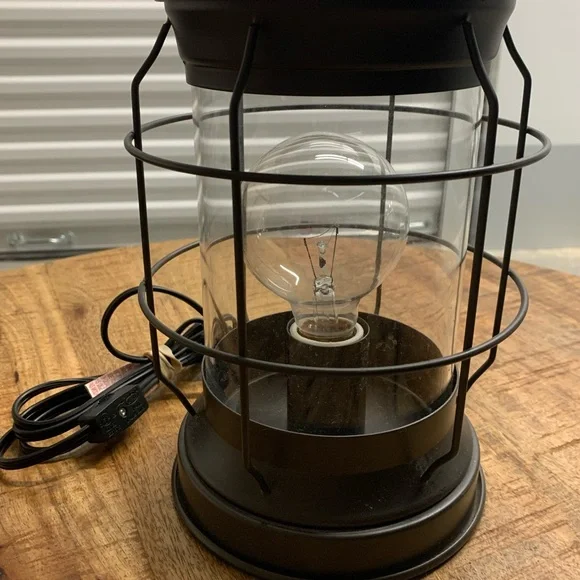 Rustic Black Metal Lantern