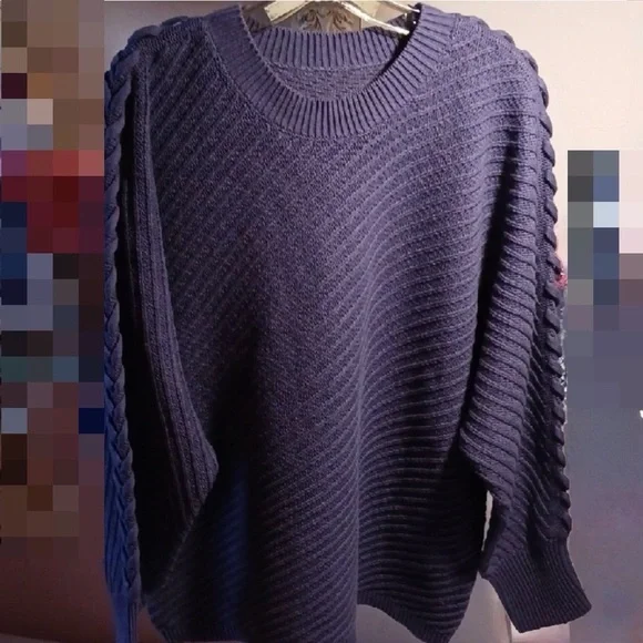 Simply Vera Vera Wang Purple Sweater