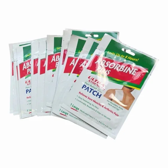 Absorbine Jr Plus Ultra Strength Pain Patch (Expired 2023)5 1/2 x 4 (Lot Of 15)