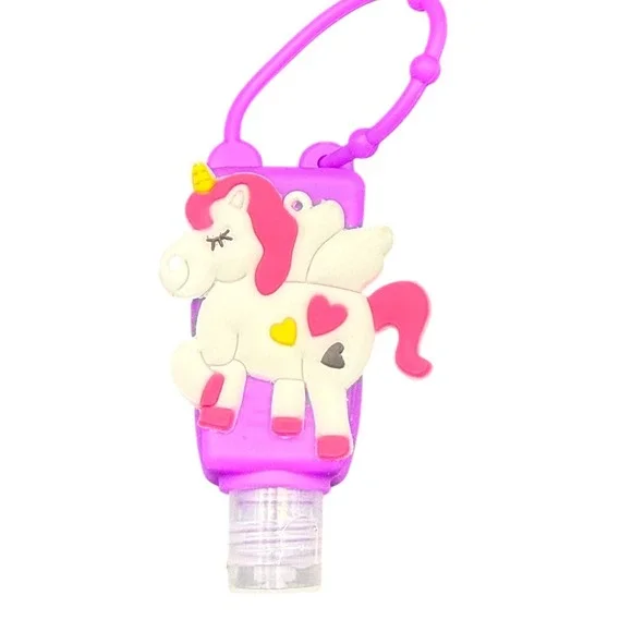 Grape Marmalade‎ PocketBac Hand Gel 1oz with Purple Unicorn Holder